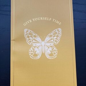 Give Yourself Time Butterfly Journal - Mustard Yellow